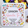 Personalised Metal Square Sweetie Tin