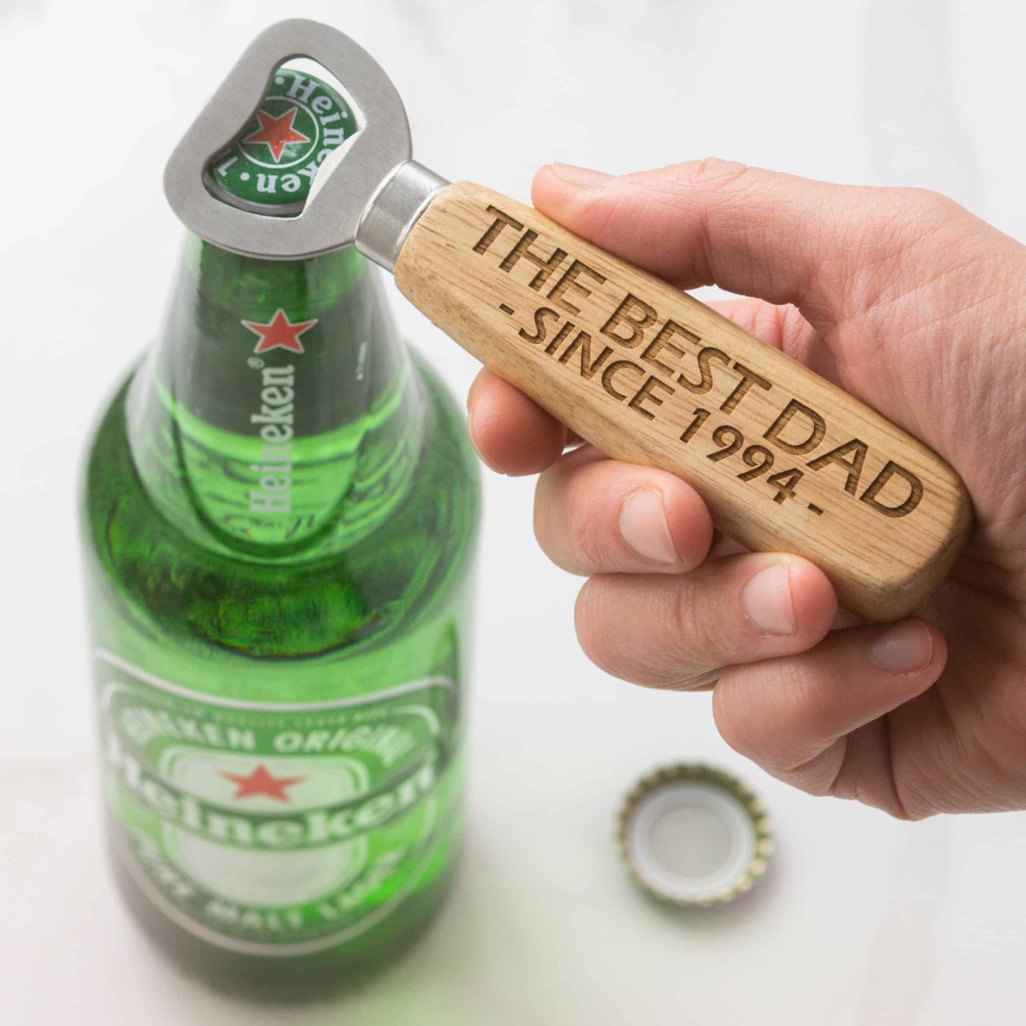 Personalised Established Wooden Bottle Opener