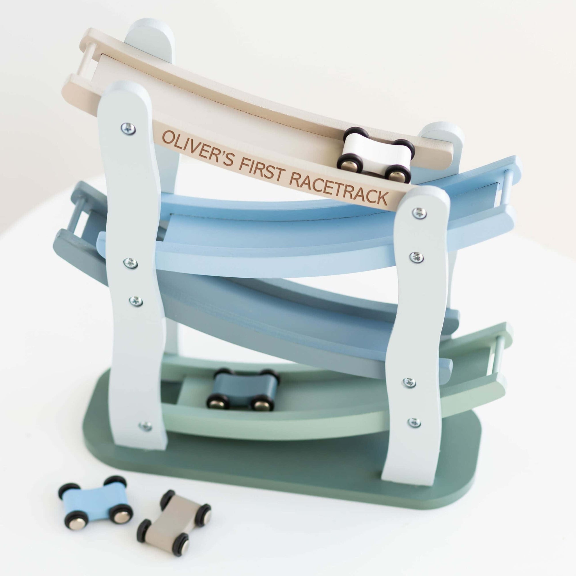 Personalised Wooden Racetrack Car Toy