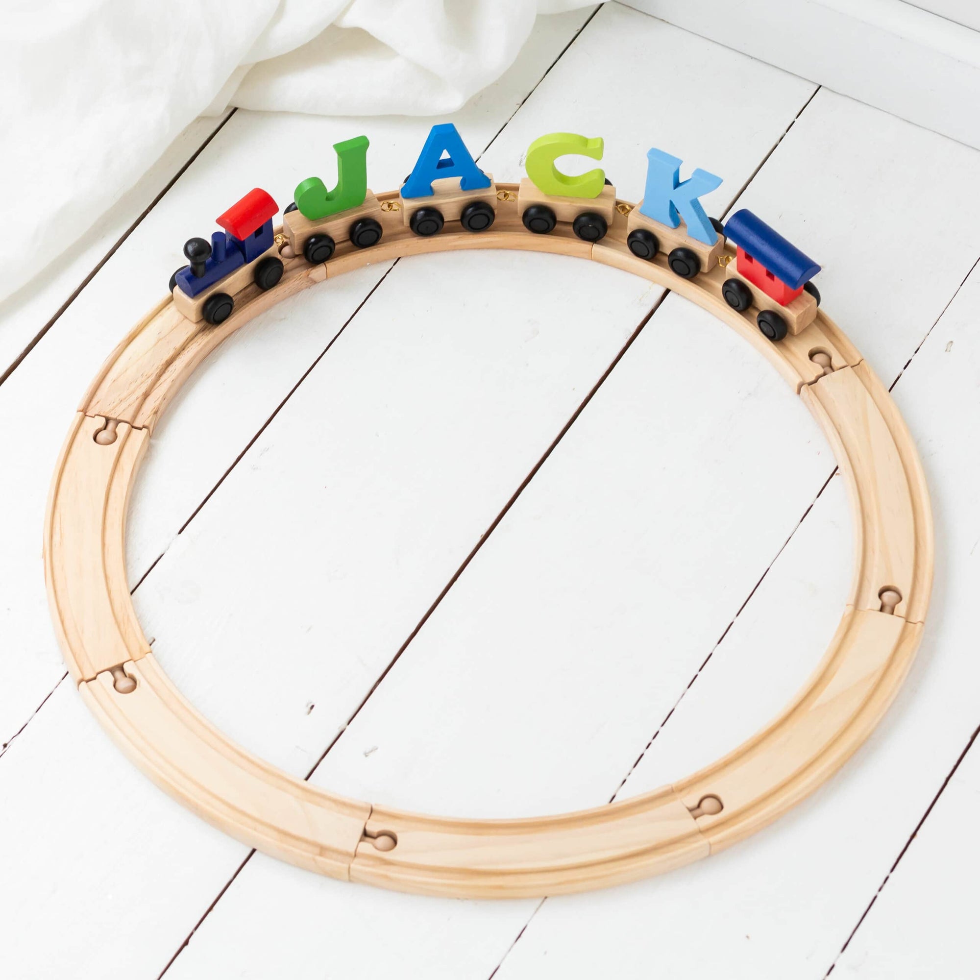 Wooden Circle Train Track