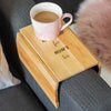 Personalised Wooden Engraved Arm Rest Tray