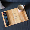 Personalised Wooden Engraved Arm Rest Tray