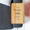 Personalised Wooden Star Engraved Arm Rest Tray