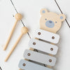 Personalised Kids Wooden Teddy or Elephant Xylophone Toy