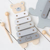 Personalised Kids Wooden Teddy Xylophone Toy