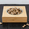 Personalised Single Paw Print Bamboo Pet Bowl