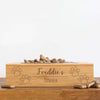 Personalised Single Paw Print Bamboo Pet Bowl