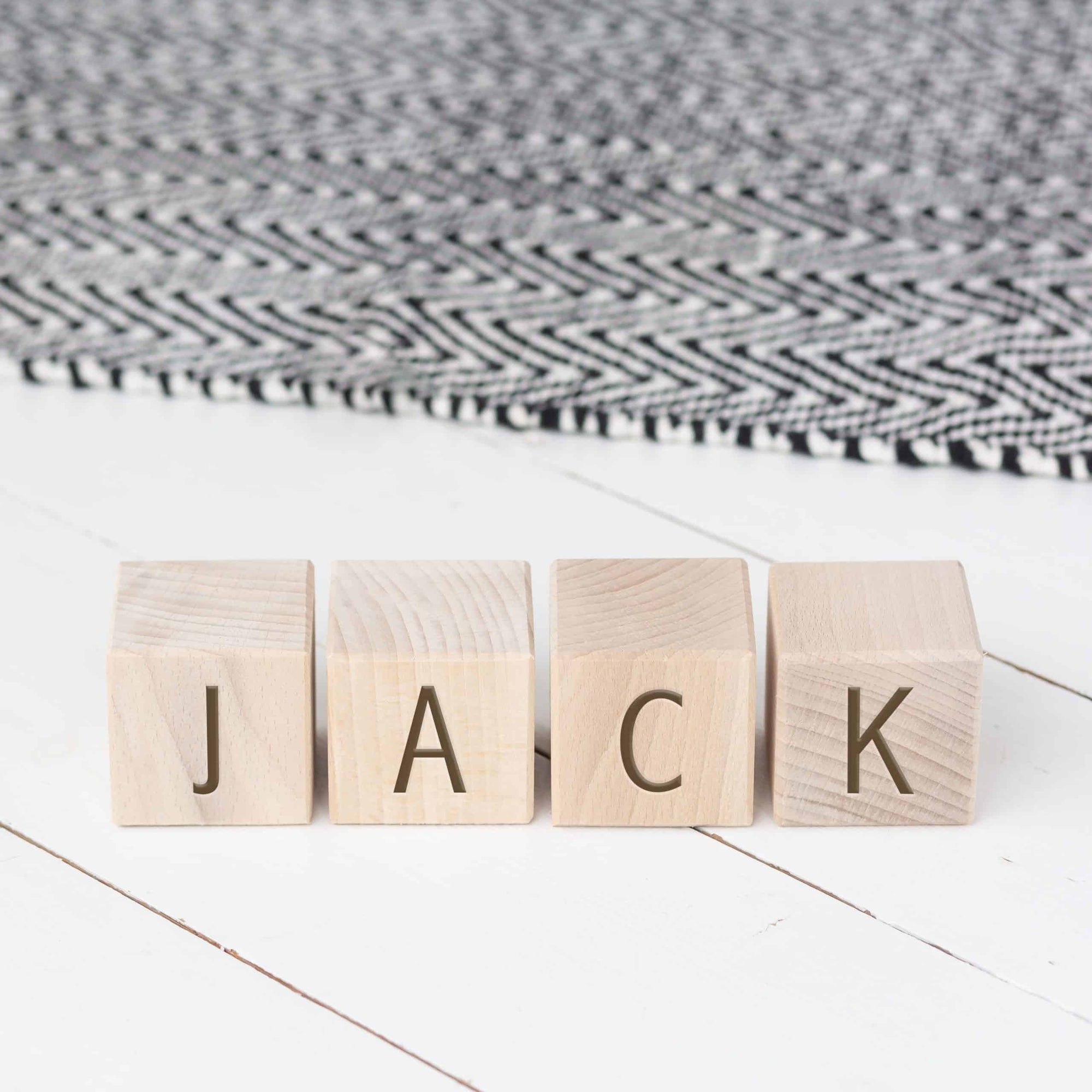 Personalised Wooden Letter Blocks