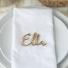 Personalised Scripted Wooden Wedding Place Name