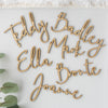 Personalised Scripted Wooden Wedding Place Name