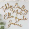 Personalised Scripted Wooden Wedding Place Name