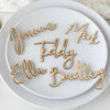 Personalised Scripted Wooden Wedding Place Name