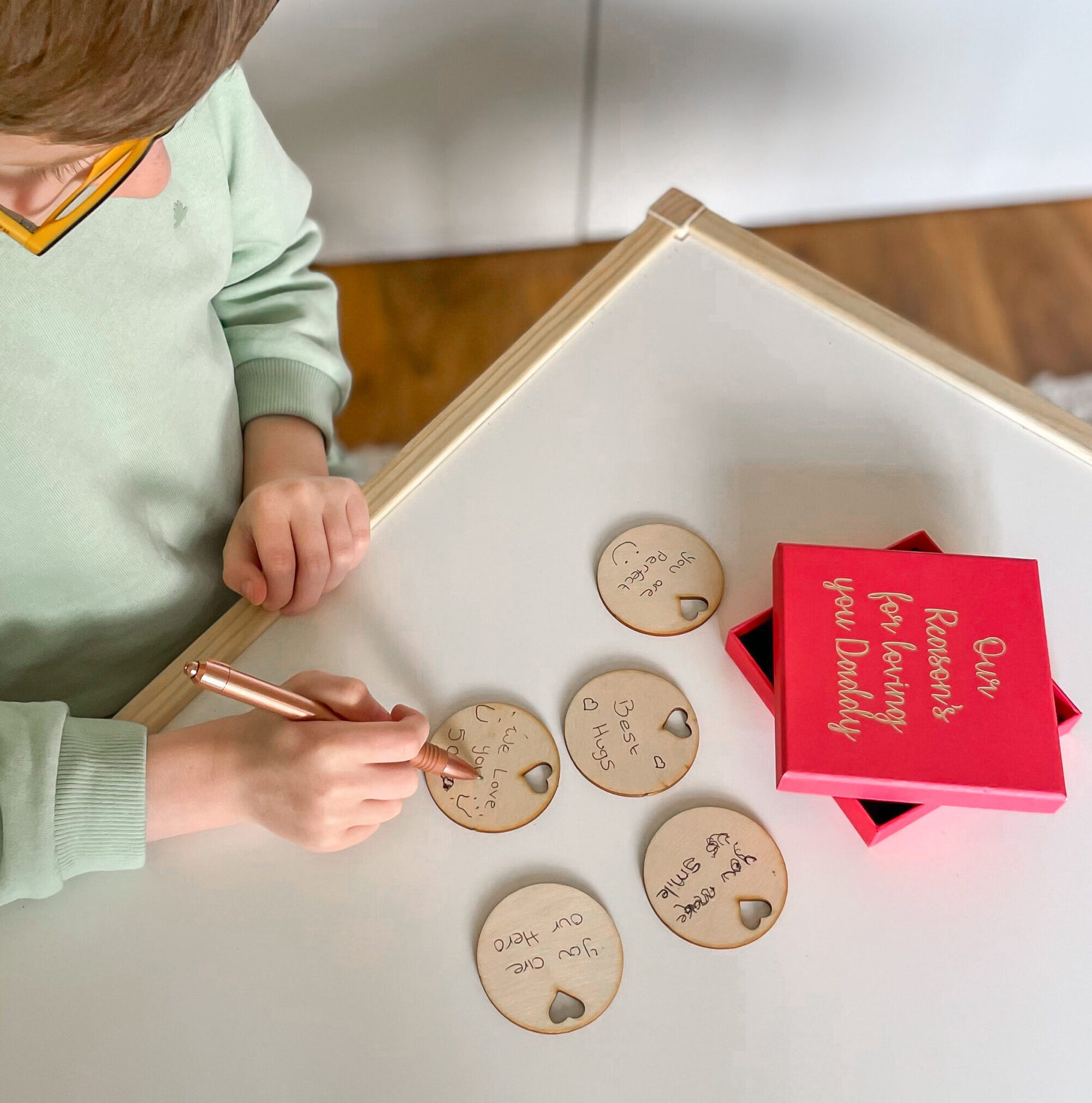 Personalised 'Reasons For Loving' Token Box