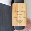 Personalised Beau-Tea-Ful Wooden Engraved Arm Rest Tray