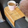 Personalised Beau-Tea-Ful Wooden Engraved Arm Rest Tray