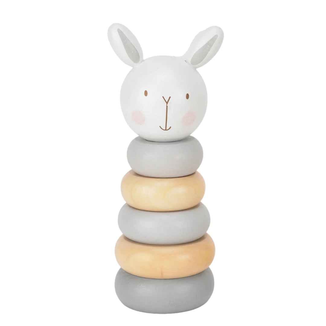 Personalised Wooden Elephant, Teddy or Bunny Stacking Toy