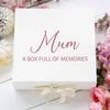 Personalised Memory Box - Choose Your Colour