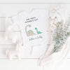 Personalised Our First Father's Day Dinosaur Babygrow or Sleepsuit