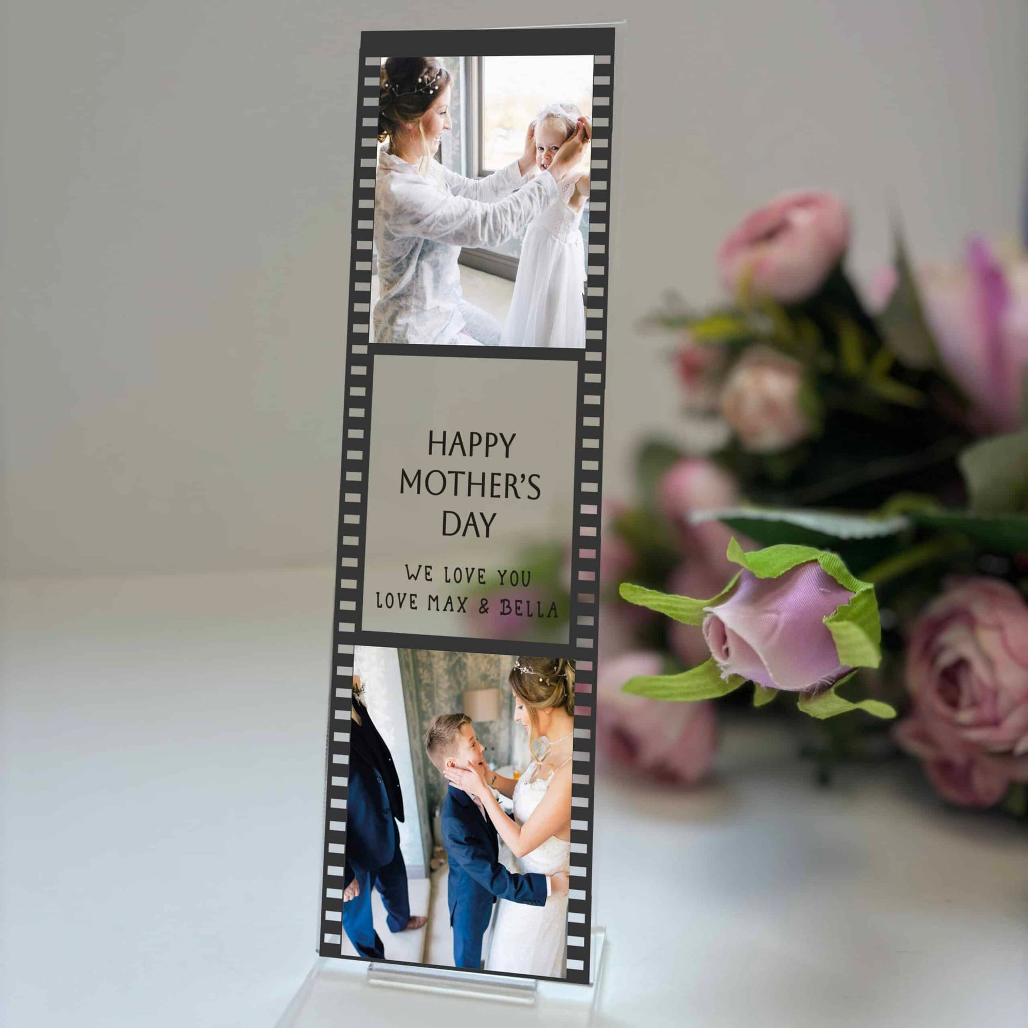 Personalised Acrylic Film Reel Photo Stand