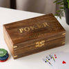 Personalised Luxury Wooden Poker Set
