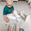 Personalised Wooden Teddy Toolbox Toy