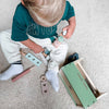 Personalised Wooden Teddy Toolbox Toy