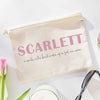 Personalised Name Cosmetic Makeup Bag