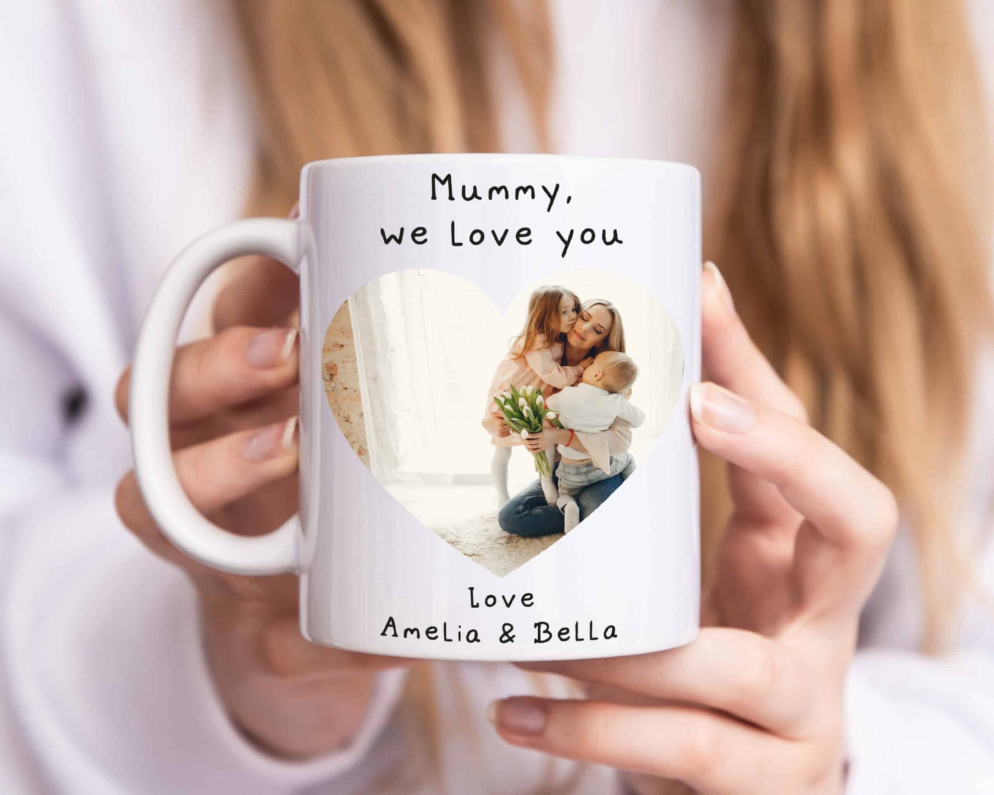 Personalised I Love You Photo Upload Mug