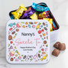 Personalised Metal Square Sweetie Tin