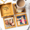 Personalised Bamboo Photo Coasters