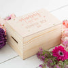Personalised Wooden Pamper Box