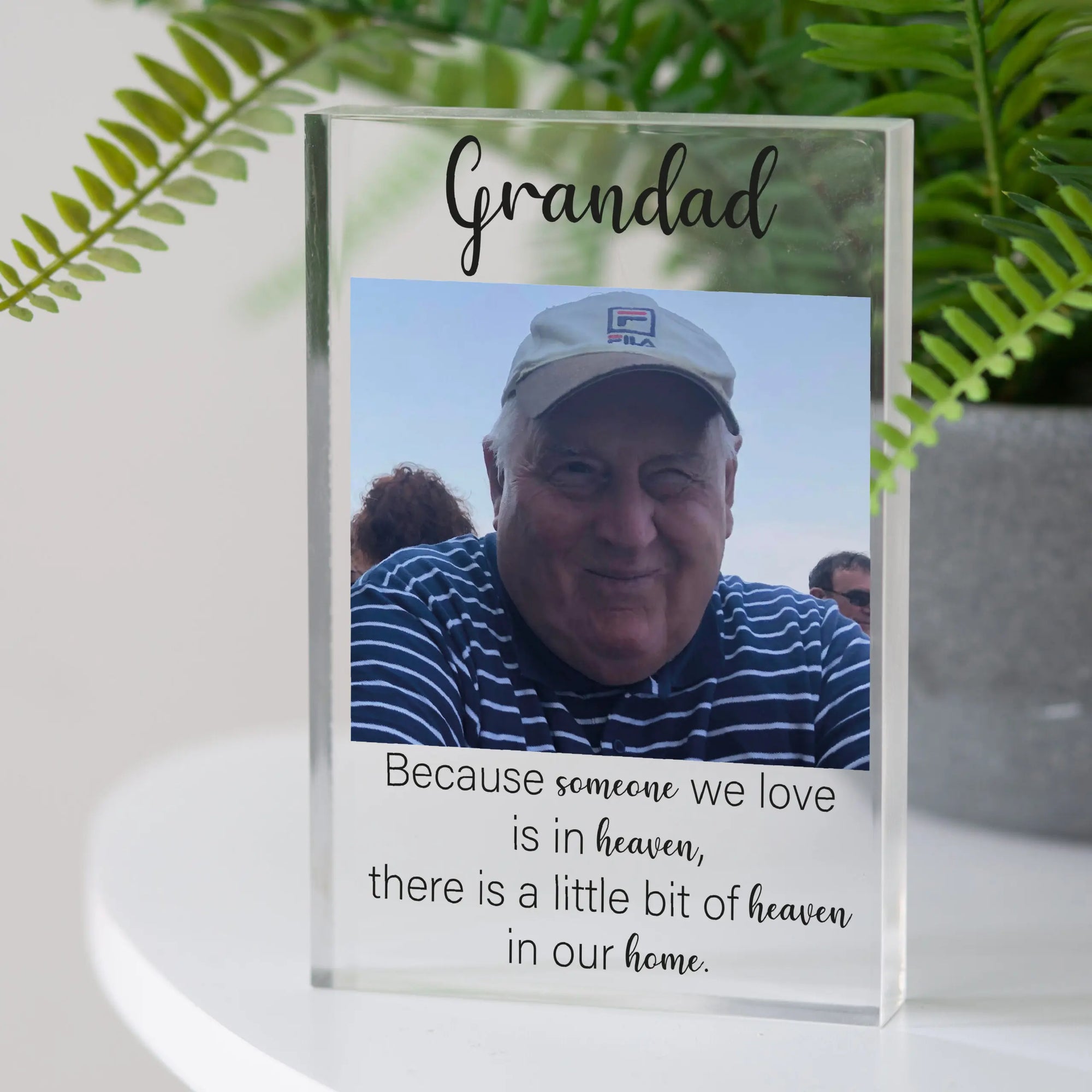 Remembrance Someone We Love is in Heaven Photo Block