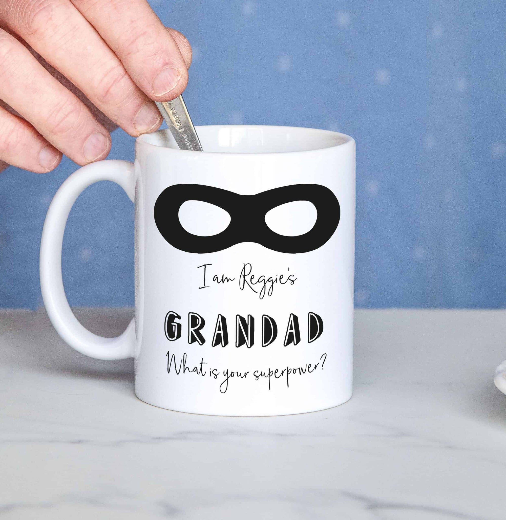 Personalised Daddy's Superpower Mug