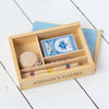 Personalised Wooden Vintage Bored 4 in 1 Game Set