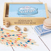Personalised Wooden Vintage Board 4 in 1 Game Set