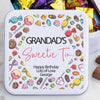Personalised Metal Square Sweetie Tin