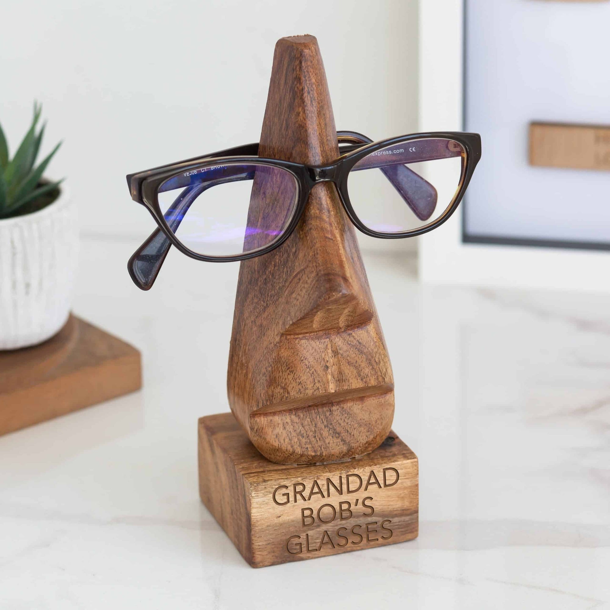 Personalised Men's Glasses Stand
