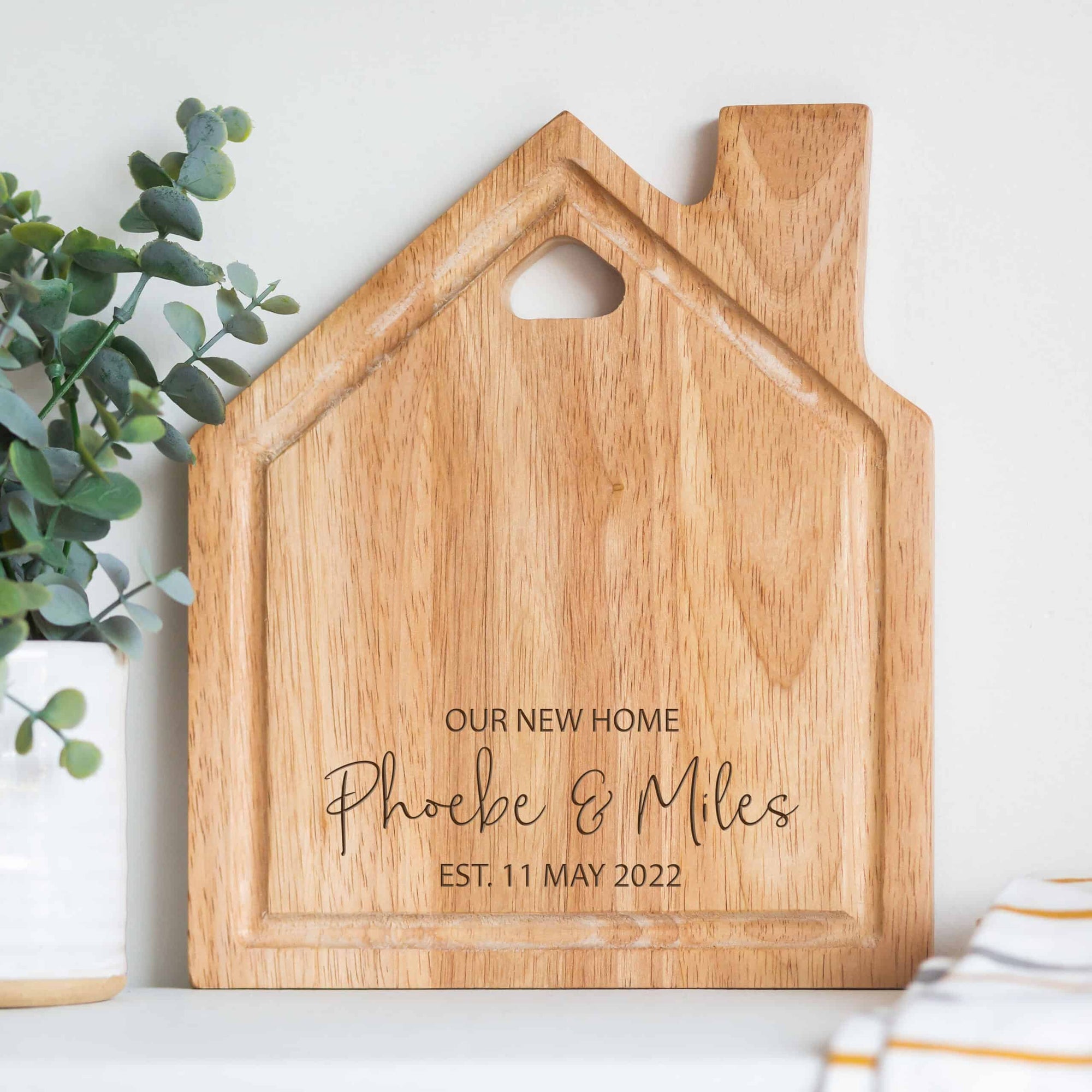 Personalised New Home Chopping Board