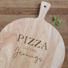 Personalised Wooden Family Pizza Board