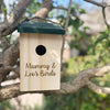 Personalised Wooden Nesting Bird Box