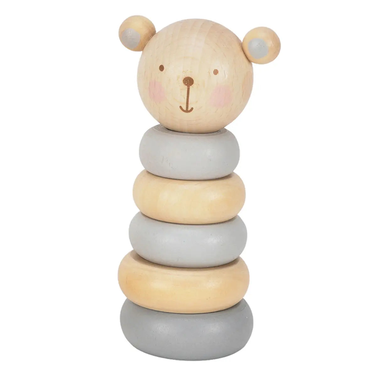 Personalised Wooden Elephant, Teddy or Bunny Stacking Toy